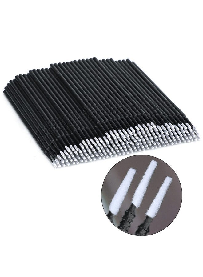 g2plus 200Pcs Excellent Micro Brusheshighend Microswabs For Eyelash Extensions Micro Applicator Brush For Makeup And Personal Care (Black) - Image 3