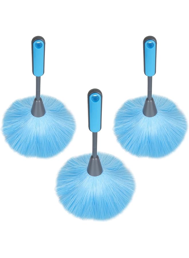 PROMASS Delicate Microfiber Cleaning Brush Duster, Blue,3Pieces,10in - Image 1