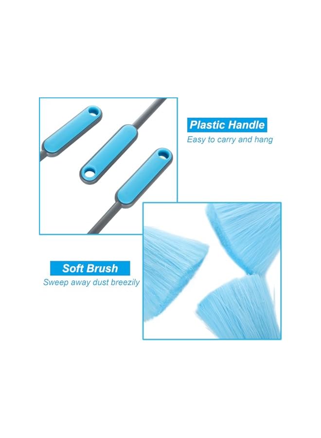 PROMASS Delicate Microfiber Cleaning Brush Duster, Blue,3Pieces,10in - Image 4