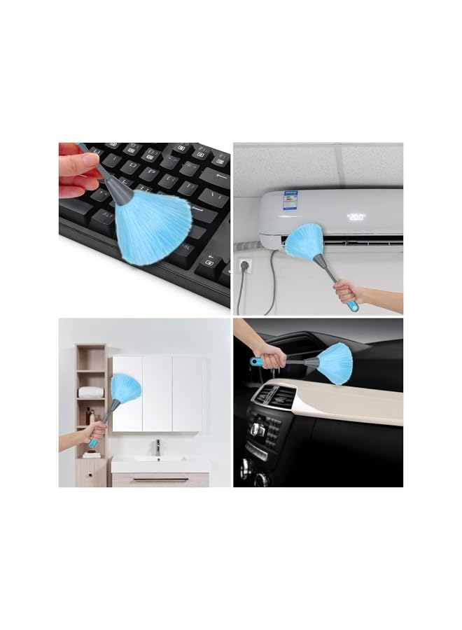 PROMASS Delicate Microfiber Cleaning Brush Duster, Blue,3Pieces,10in - Image 5