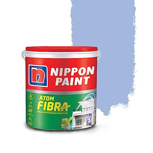 Nippon Paint Atom Fibra 2 In 1 Interior & Exterior Emulsion (Night Drizzle, 1 L) - Image 1