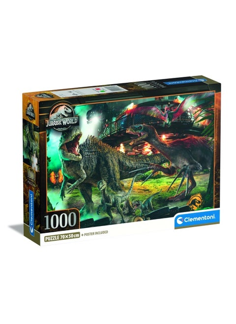 Puzzle HQC Jurassic+Poster 1000pcs