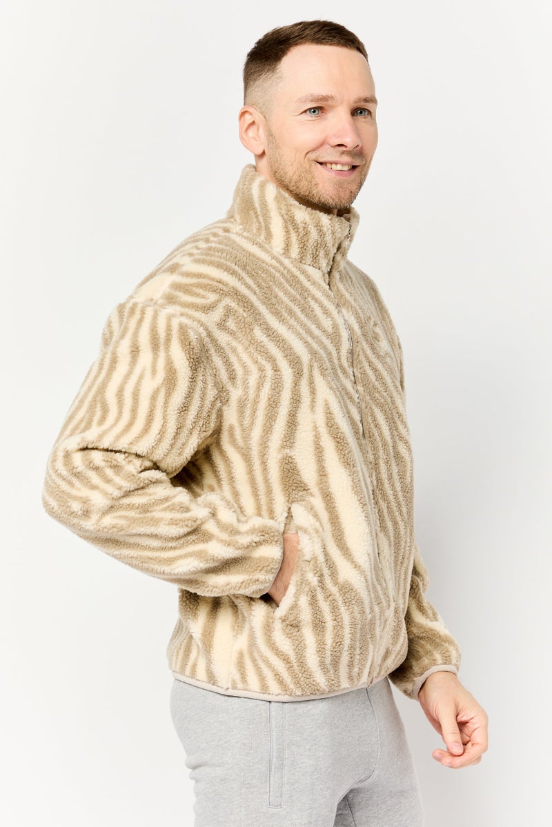 adidas Originals Men Sportswear Fit Long Sleeve Outdoor Sweatshirt, Multicolor  - Image 3