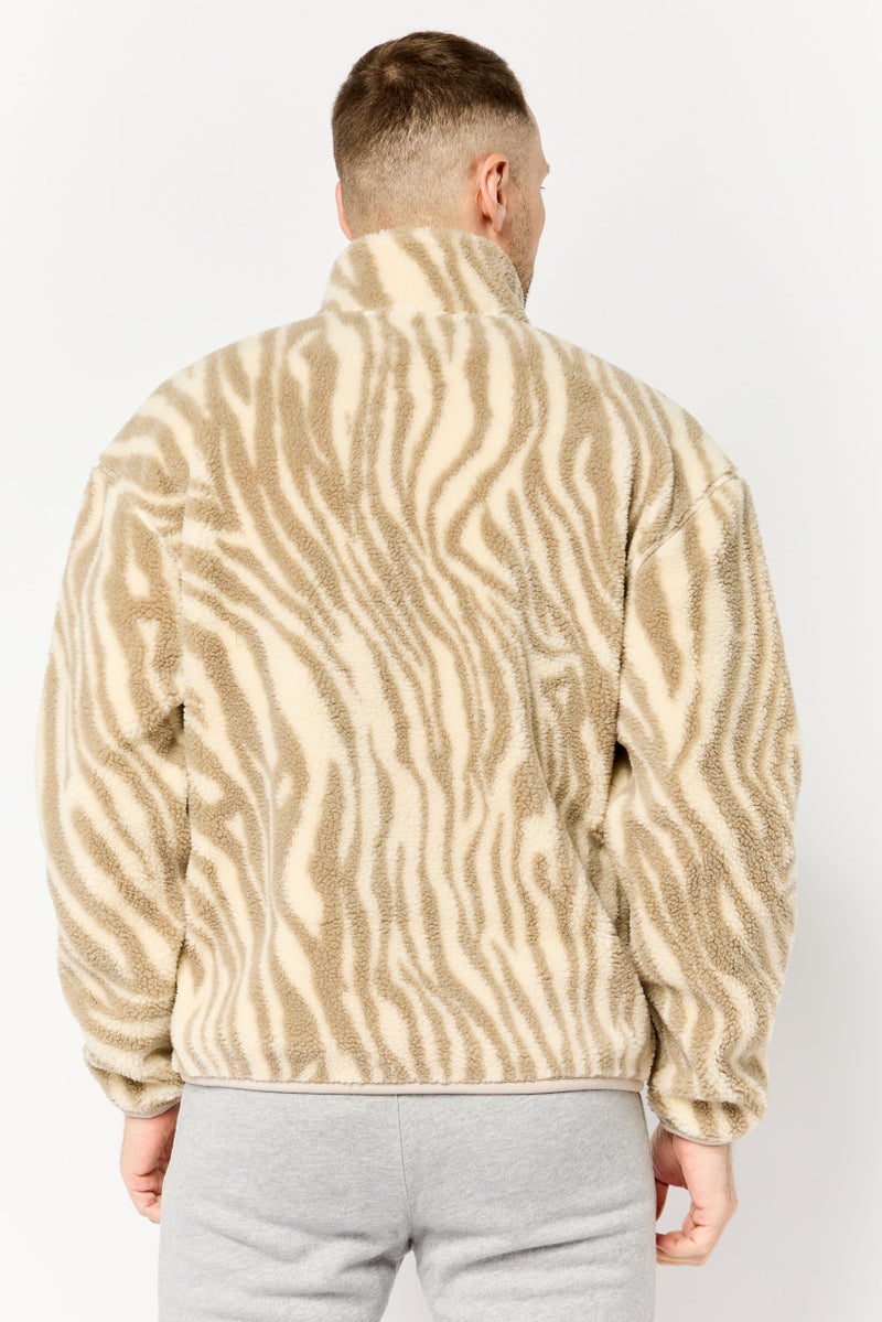 adidas Originals Men Sportswear Fit Long Sleeve Outdoor Sweatshirt, Multicolor  - Image 4