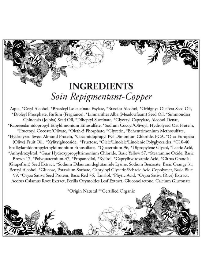 ليونور جريل باريس - Soin Repigmentant Natural Copper - بلسم مرطب لتعزيز اللون - يدفئ اللون البني الداكن إلى درجات اللون النحاسي (6.7 أونصة)  - Image 2
