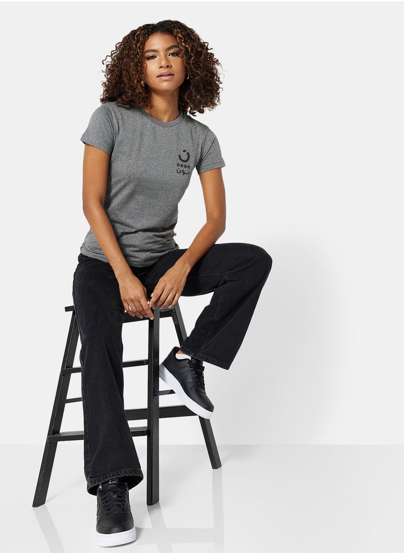 Noon Merch - Women's Noon Merchandise T-Shirts with Logo Print - Image 1