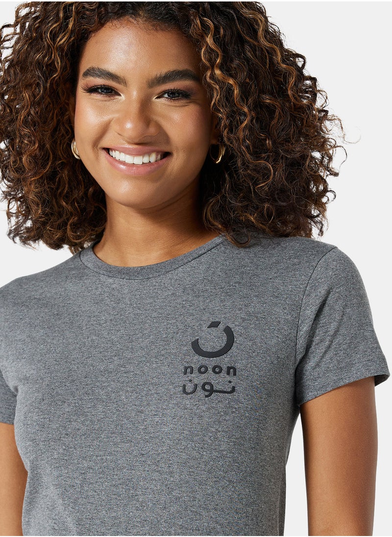 Noon Merch - Women's Noon Merchandise T-Shirts with Logo Print - Image 1