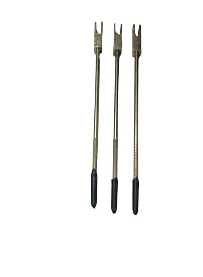 TMC Tile Cutting Golden Snapper Set of 3 Made of Solid Metal Bar with Perfect Grip Durable Sharpen for Glass/Tiles/Creamics Cutting(16.1x1.5x1.5 cm) - Image 1