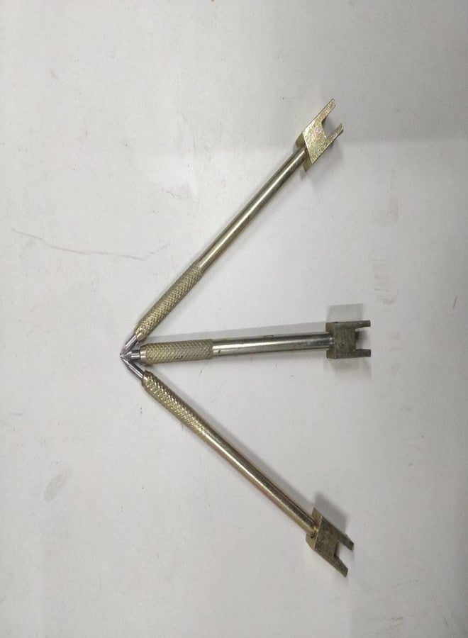 TMC Tile Cutting Golden Snapper Set of 3 Made of Solid Metal Bar with Perfect Grip Durable Sharpen for Glass/Tiles/Creamics Cutting(16.1x1.5x1.5 cm) - Image 2