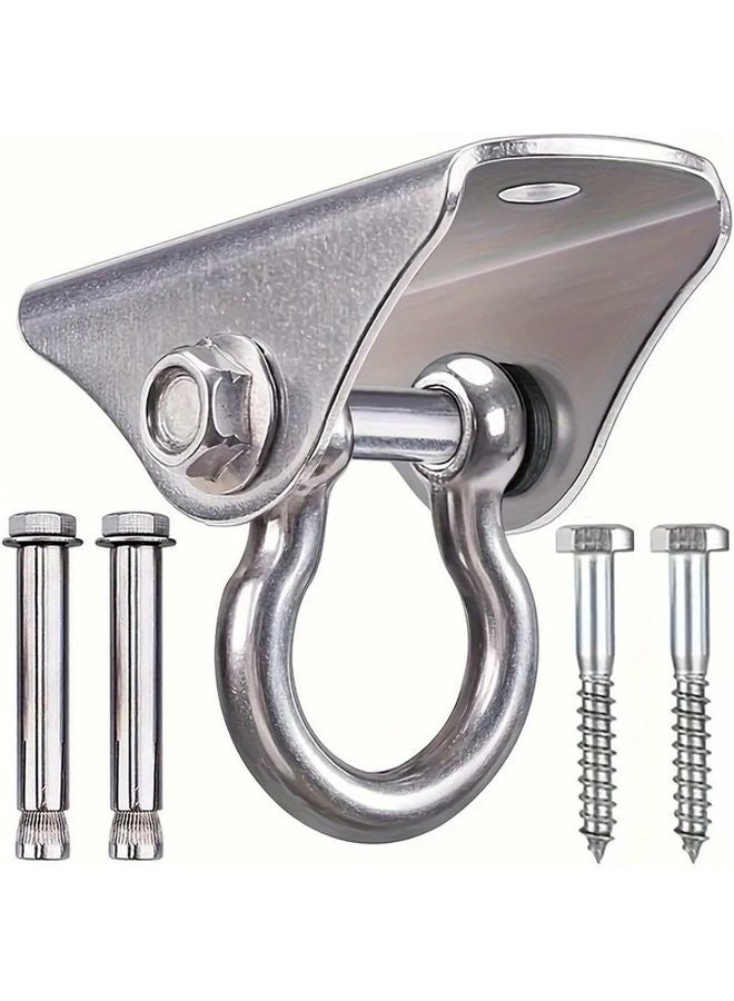 Heavy Duty 1000lb Capacity Stainless Steel Hook Kit with Bow Nail Expansion - Image 2