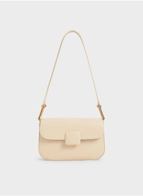 Koa Square Push-Lock Shoulder Bag