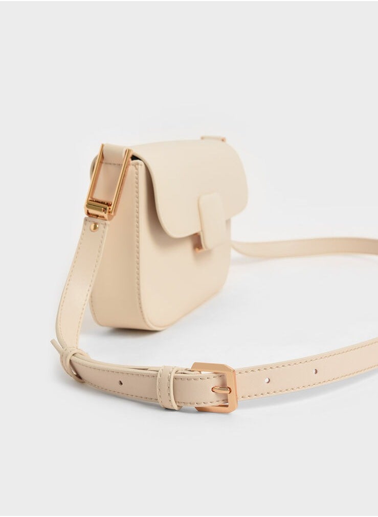 Charles & Keith Koa Square Push-Lock Shoulder Bag  - Image 4