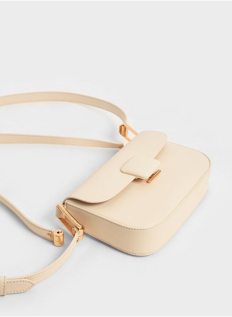 Charles & Keith Koa Square Push-Lock Shoulder Bag  - Image 5