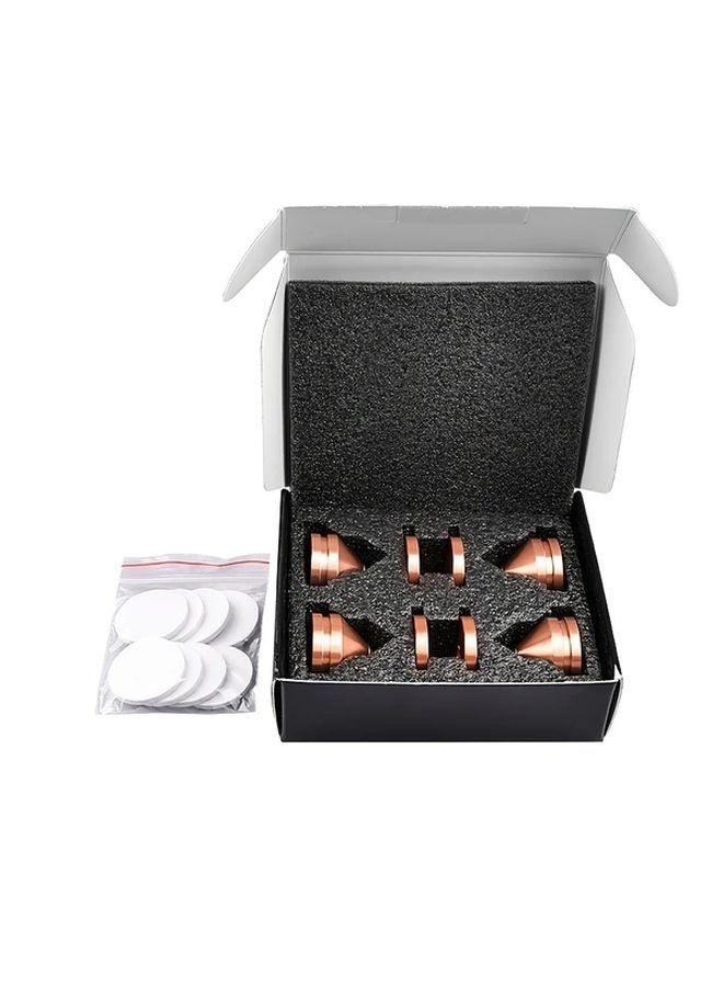 Golden Audio Speaker Foot Studs 4Pcs HIFI Shock Absorption Pads Amplifier CD Player - Image 1