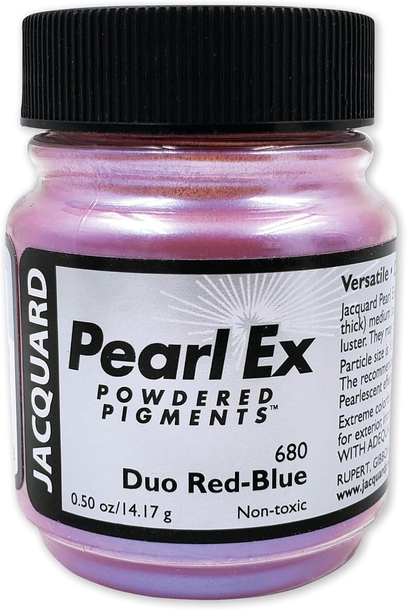 Jacquard Pearl Ex Powdered Pigments 0.5oz Duo Red-Blue - Image 1