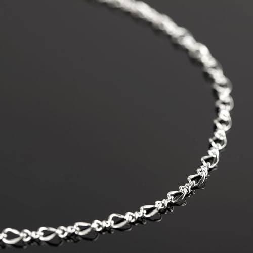 YOUBEIYEE 32.8 Feet Silver Chain for Jewelry Making Silver Plated Brass Link Chain Women Necklace Bracelet DIY Jewelry Chain Roll - Image 5
