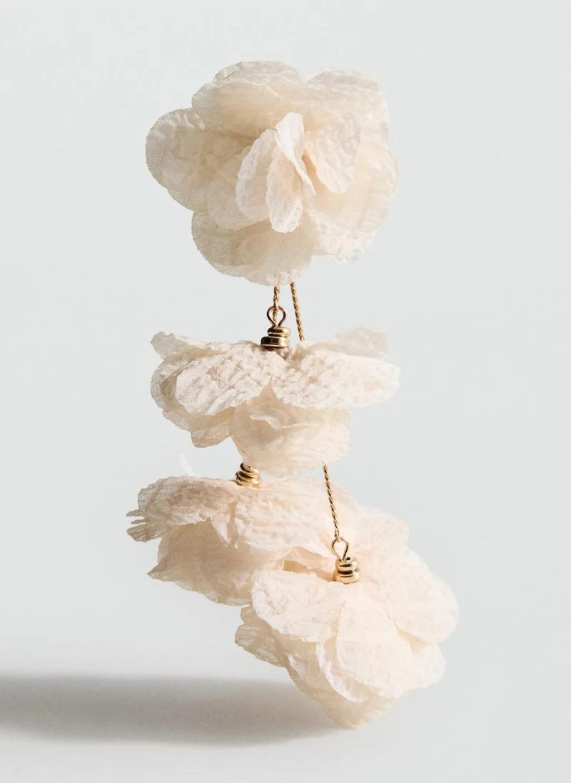 مانجو Woven Flower Earrings