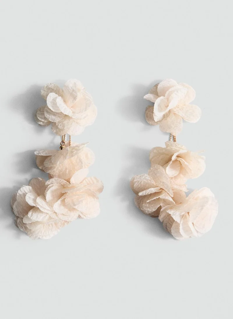 مانجو Woven Flower Earrings