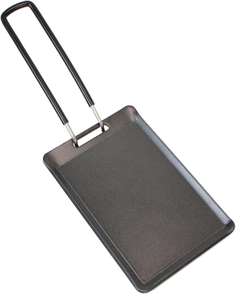 Sorandy Mini BBQ Pan, Portable Camping Grill Pan, Non Stick Coating Even Heat Distribution with Non Stick, Ideal for Home Kitchen Outdoor Cooking - Image 2
