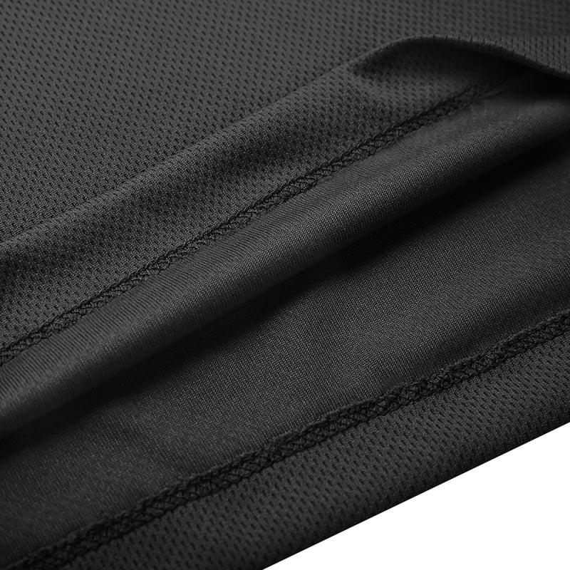 Stretchy Shorts XX-Large Black: Quick-Dry Breathable Polyester-Spandex Blend - Thigh Support Built-In Tights Workout Shorts for Gym Running Intense Activities - Image 2