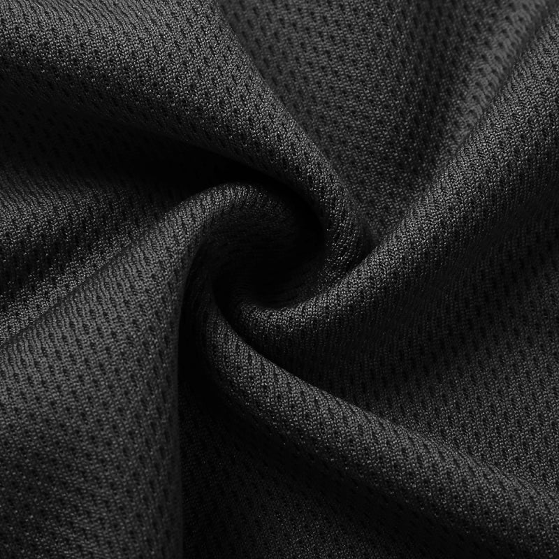 Stretchy Shorts XX-Large Black: Quick-Dry Breathable Polyester-Spandex Blend - Thigh Support Built-In Tights Workout Shorts for Gym Running Intense Activities - Image 3