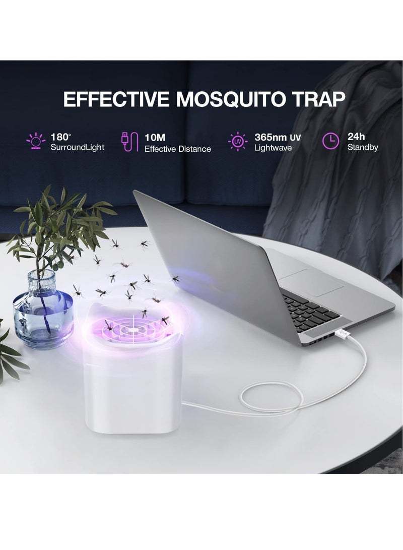 Captaintech Mosquito Killer Lamp, Efficient Bug Zapper Electric Fly Zapper, Electric Fly Killer Fly Catcher Fly Traps for Home Use, Insect Killer Fruit Fly Trap Indoor Outdoor for Home - Image 4