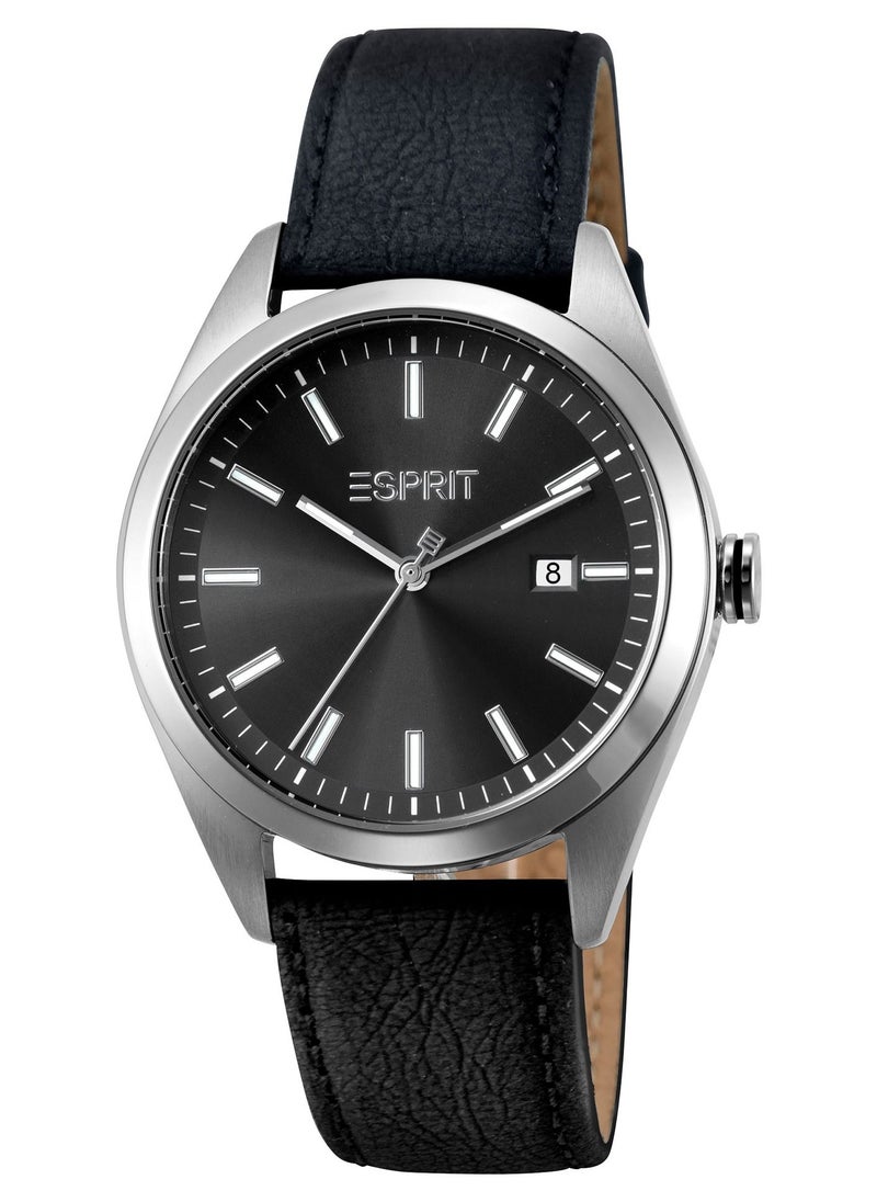 ESPRIT - Leather Analog Watch ES1G304V0095 - Image 1