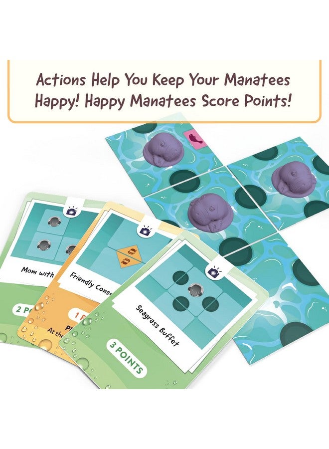 Buffalo Games - I Heart Manatees - Manatee Habitat Building Game - Deck Building and Strategy - Eric Lang Game- Ages 10 and Up - Image 3