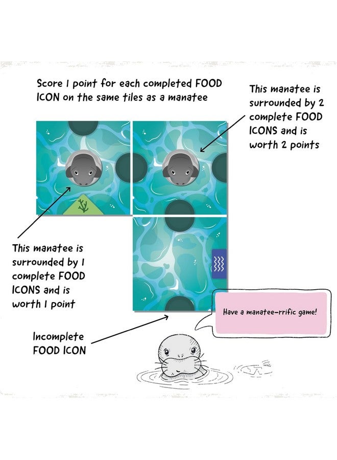 Buffalo Games - I Heart Manatees - Manatee Habitat Building Game - Deck Building and Strategy - Eric Lang Game- Ages 10 and Up - Image 5