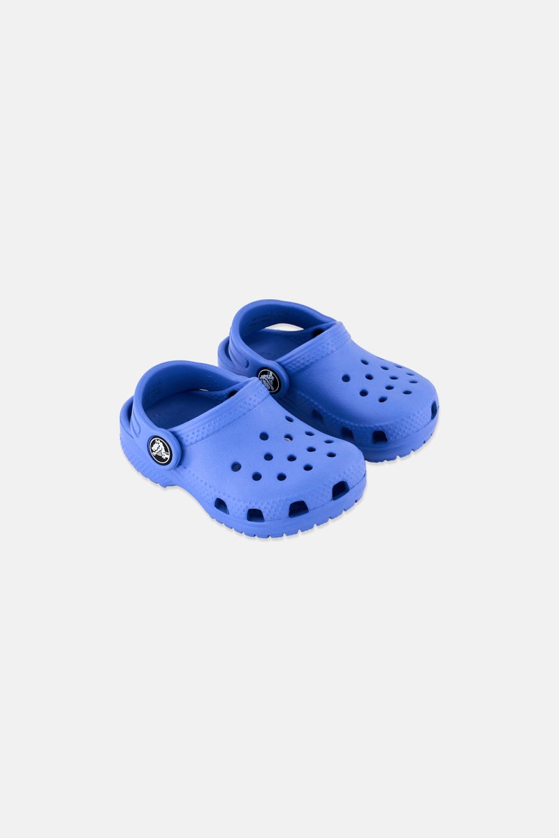 crocs Toddlers Girl Classic Slingback Closure Clogs, Light Blue - Image 1