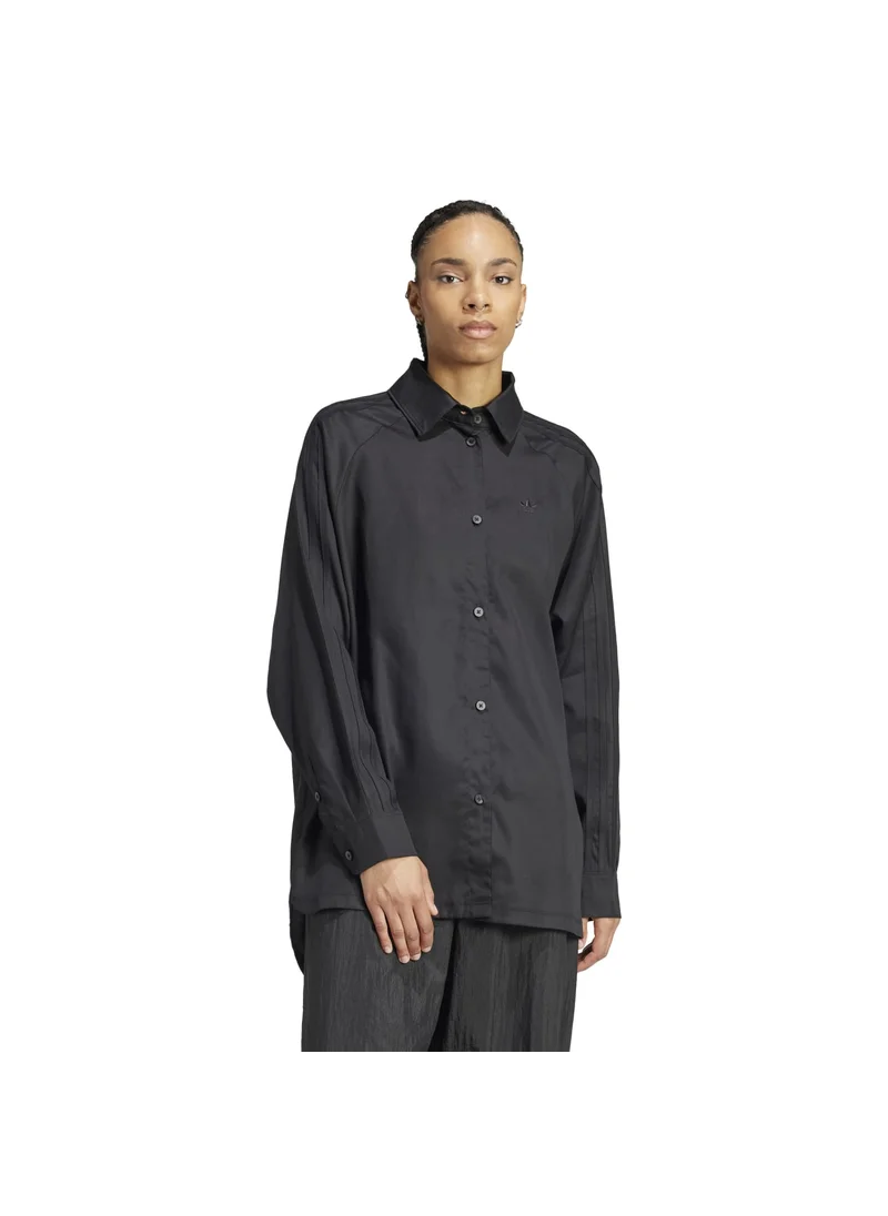 اديداس adidas TWILL SHIRT Black Originals Women OTHER SHIRTS