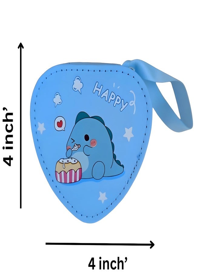 REPISH Heart Small Wallets for Women Coins Zipper Pocket Purse for Girls Kids Storage Bag Stylish Coin Pouch Bag Birthday Gift Return Gift Multidesign Pack of 1 (Color:Pink) - Image 3