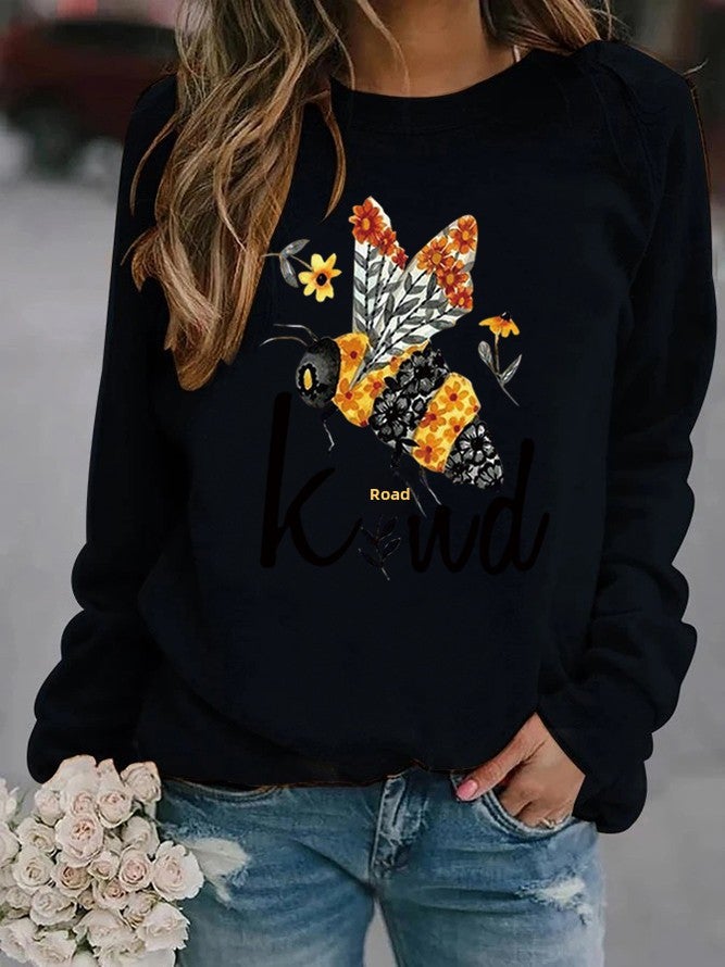 2024 Amazon wish ebay AliExpress cross-border independent station womens animal European and American printed crew neck vests black without cap