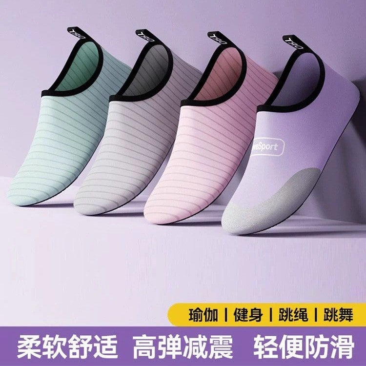 Indoor Fitness Shoes for Women, Soft-Soled Non-Slip Home Aerobics, Skipping Rope, Yoga Sports Shoes, Dance-Specific Training Shoes - Image 2
