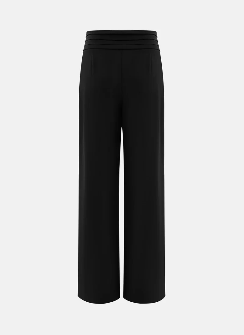 Lichi Loose trousers with wide draped belt