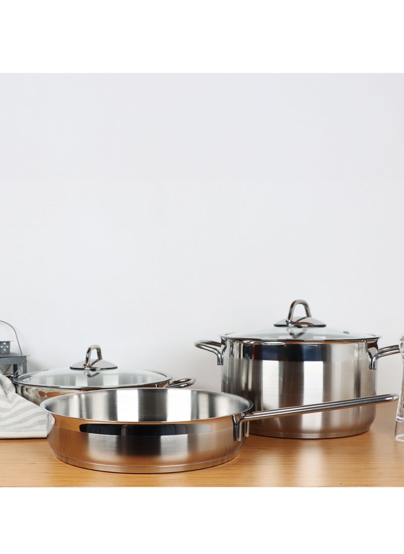 Serenk Modernist 5 Piece Stainless Steel Pots and Pan Set - pzsku/ZB219D2C38D13A4BA47D9Z/45/_/1708520646/3609d0dd-0abb-470f-9aea-7e5f65c77b06