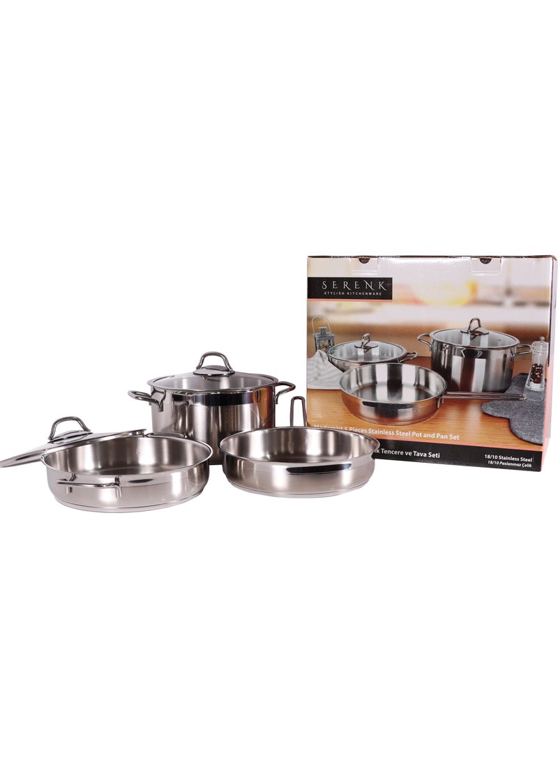 Serenk Modernist 5 Piece Stainless Steel Pots and Pan Set - pzsku/ZB219D2C38D13A4BA47D9Z/45/_/1713526183/4e21ce75-d877-4206-95a2-f7d48c59302e