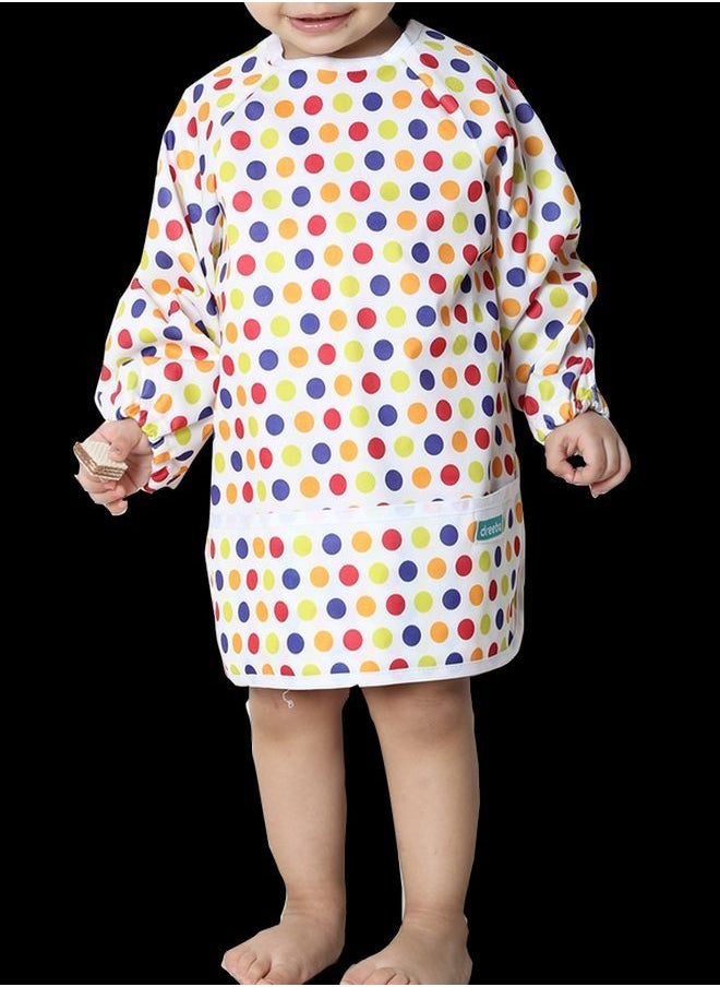 Dreeba - Eating bib for children with a distinctive colored circles design from Dreeba - Image 1