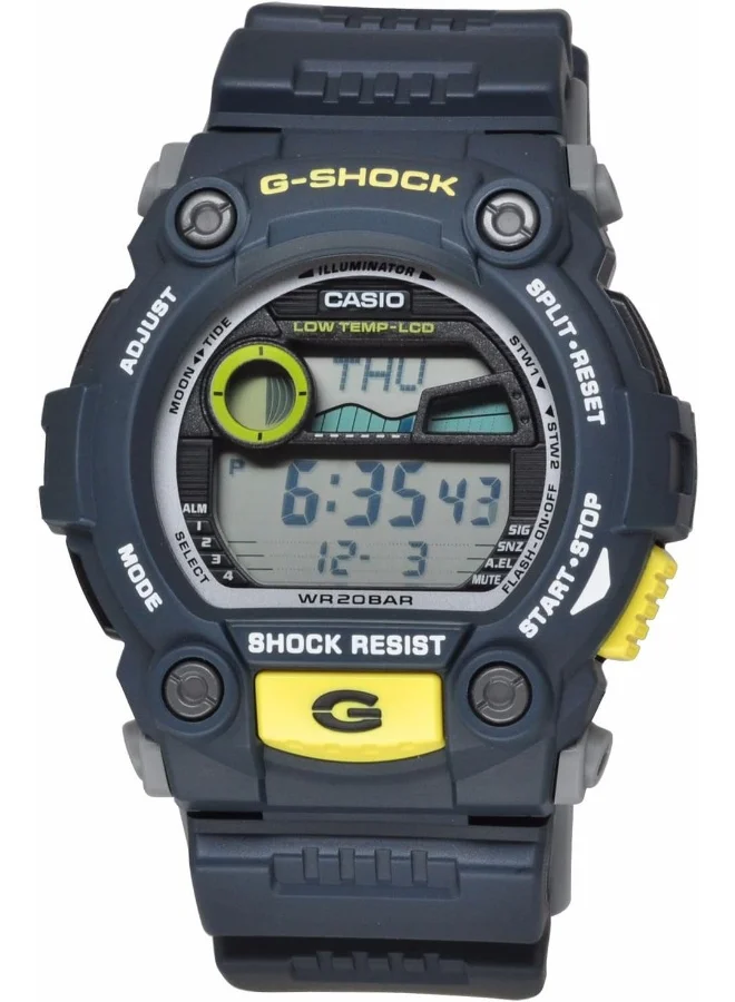 CASIO Casio Black Resin Gray dial Watch for Men's G7900-2D