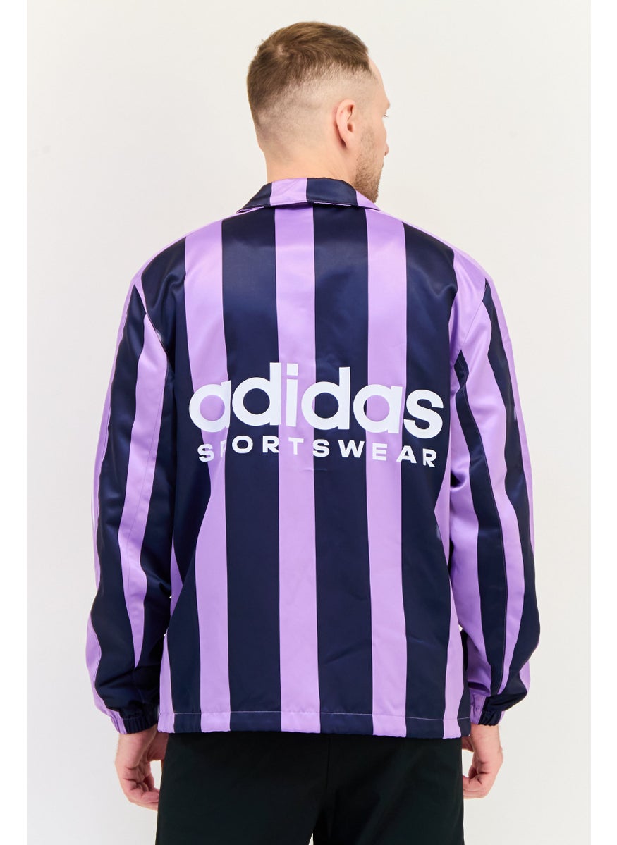 Adidas Men Sportswear Fit Long Sleeve Outdoor Jacket, Multicolor  - Image 4