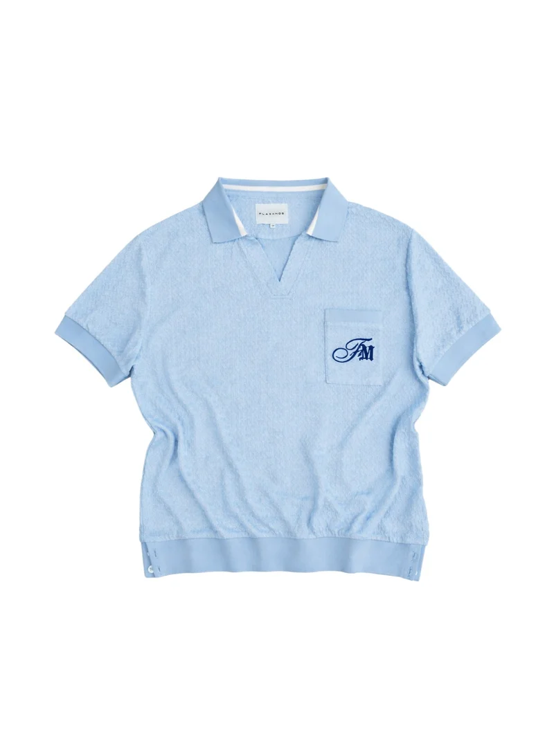 فلاش موب نيشن Textured Knit Polo Shirt