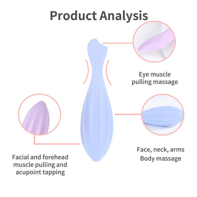 URTERYSER Face Roller, Silicone Skin Care Beauty Lifting Contouring Silicone Face Massage Face Roller - Image 5