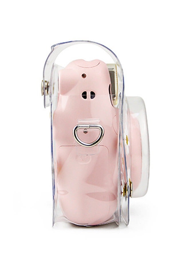Camera Protective Case for Fujifilm Instax Mini 11/9/8 Camera, PVC Camera Protective Cover, Transparent Sling Shell Bag with Shoulder Strap  - Image 5