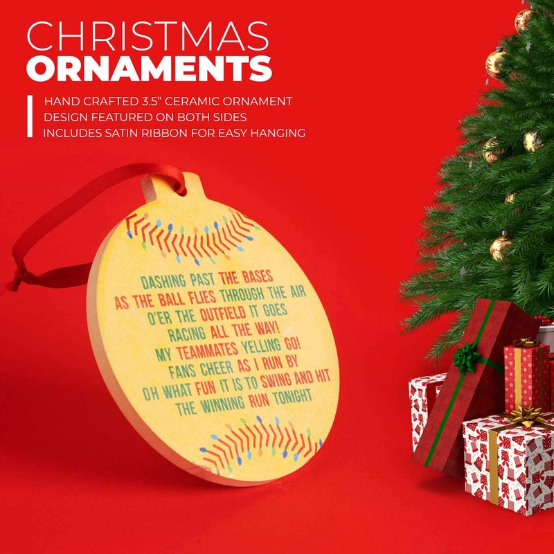 تشاك توك سبورتس Chalktalksports الكرة اللينة الدائرية زخرفة السيراميك | جلجل على طول الطريق - Image 3