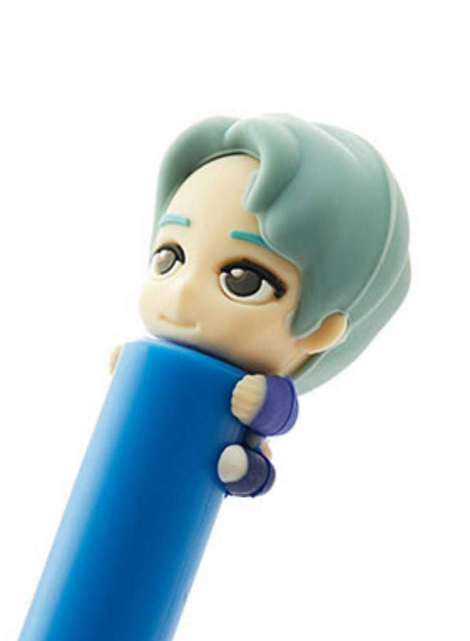 BTS K-Pop Idols Goods Rm Character Figure Toothbrush with Convenient Magnetic Holder Toothbrush ‎2.9 x 1.1 x 10.4inch - Image 2