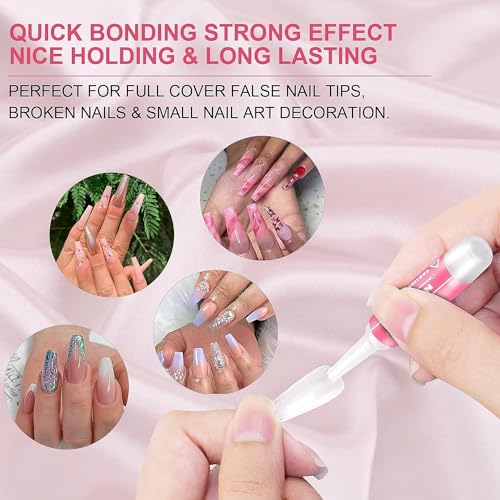 Coslifestore 72 Reusable Artificial Fake Nail Set| soft Square Shape Glossy| Matte Press On Nails| Lightweight & Long Lasting| Quick Fix For Festivals & Special Occasions- Nudes and Pastel shades - Image 5