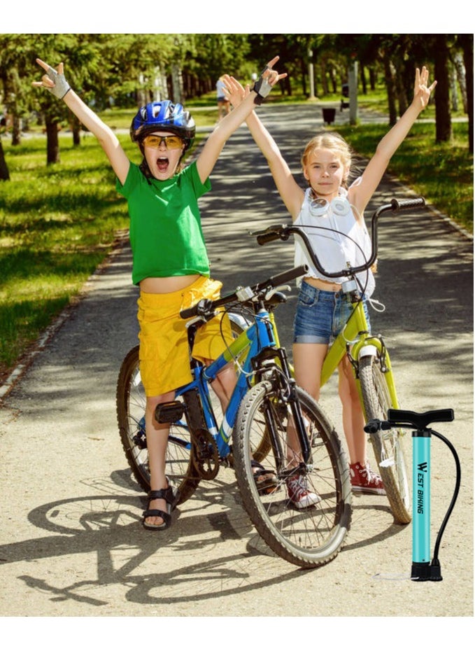 Portable Bike Floor Pump - 120PSI Bicycle Air Pump