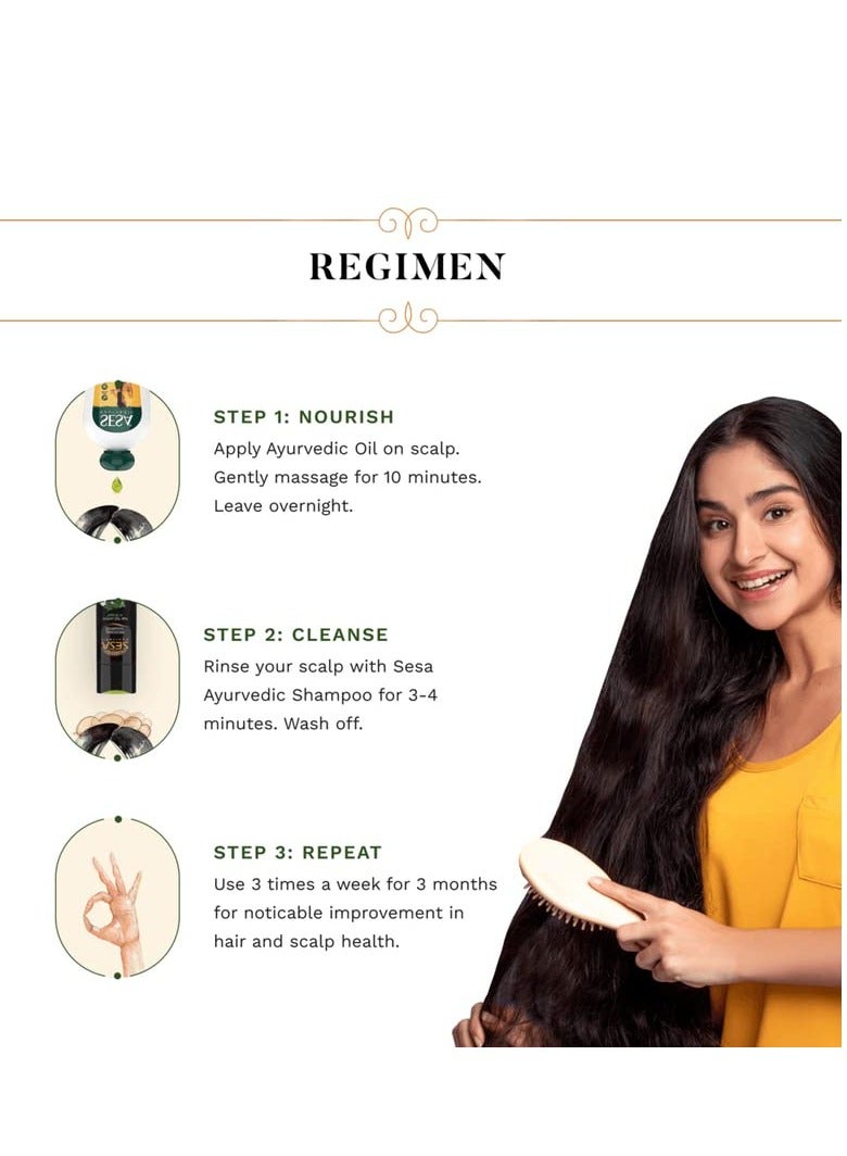 سيسا زيت الشعر الأيورفيدا من سيسا، عمره 5000 عام، 200 مل، عبوة من قطعة واحدة - Image 4