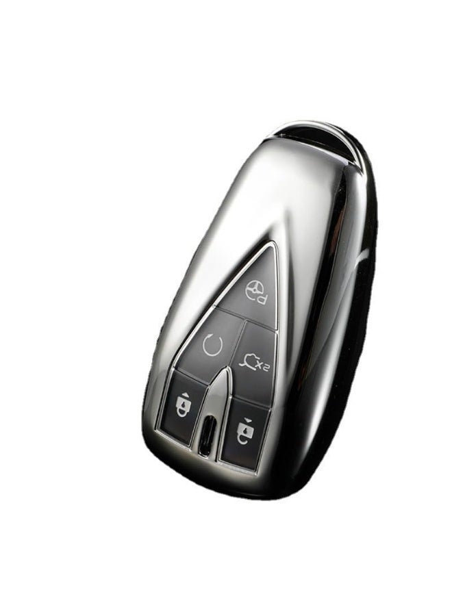 غطاء حماية لمفتاح السيارة عن بعد من مادة TPU، متوافق مع سيارات شانجان CS35 Plus وCS75 Plus وCS55 Plus وEado UNI-T وOushang X5 X7 EV، بالإضافة إلى ملحقات سلسلة المفاتيح. - Image 2
