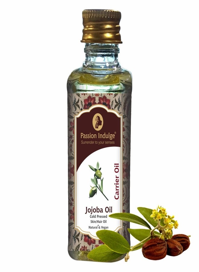 Passion Indulge 100% Pure Jojoba Oil -60ml | Cold-Pressed & Natural | Moisturizing for Face, Skin, Hair & Nails | Natural Carrier Oil | PETA Certified - Image 1